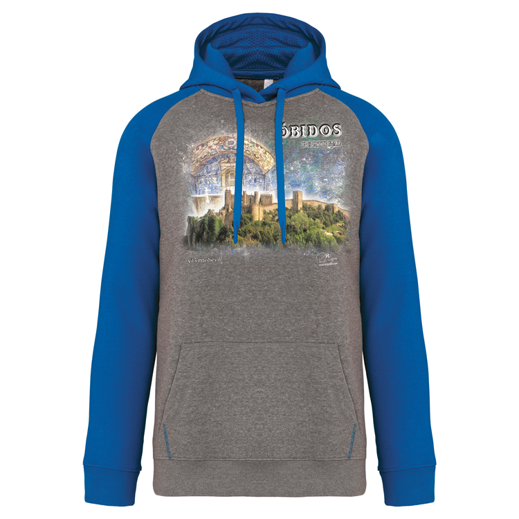 Sweatshirt Bicolor com capuz Vila Medieval