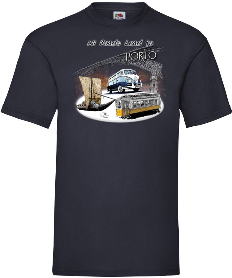 T-shirt All Roads Lead to Porto