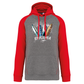 Sweatshirt Bicolor com capuz Surfboards Ericeira