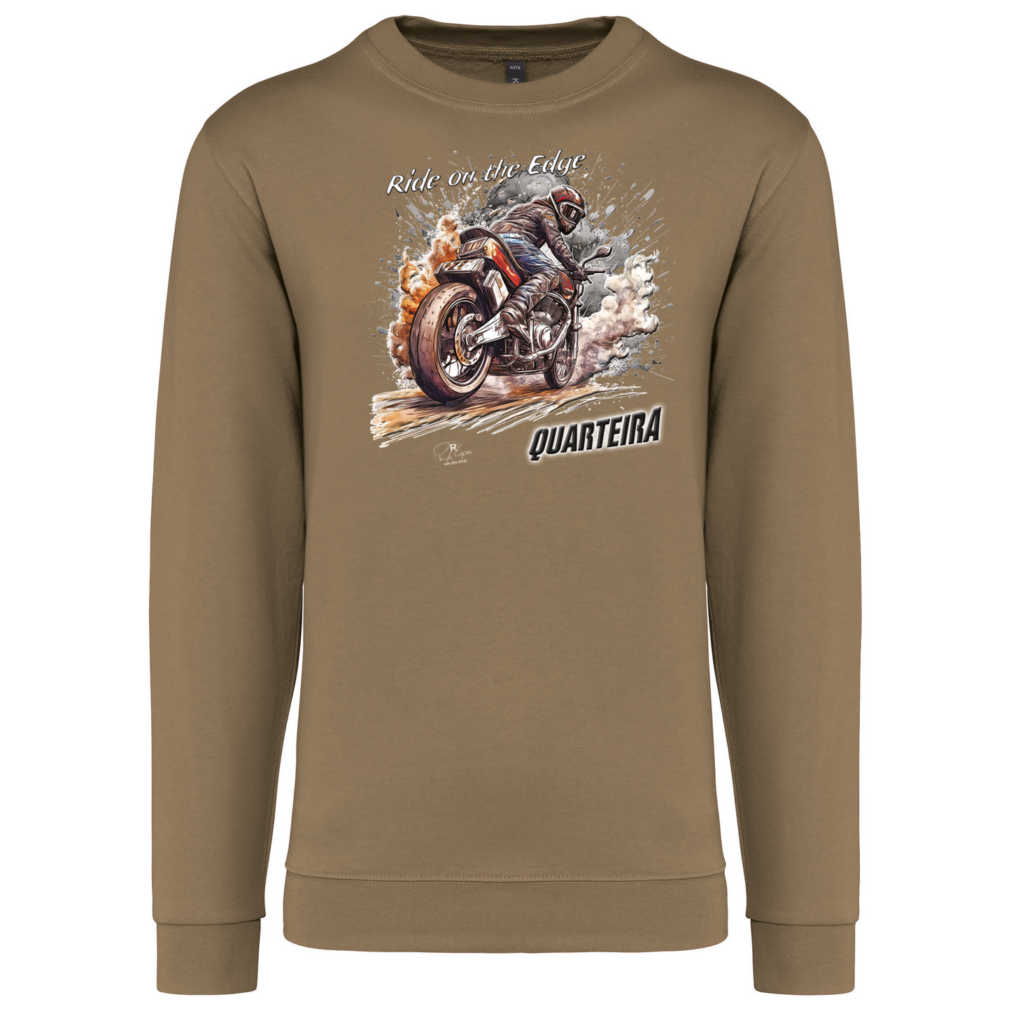 Sweatshirt Kariban sem Capuz Ride on the Edge Quarteira