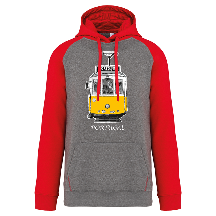 Sweatshirt Bicolor com capuz Grandalhão Porto