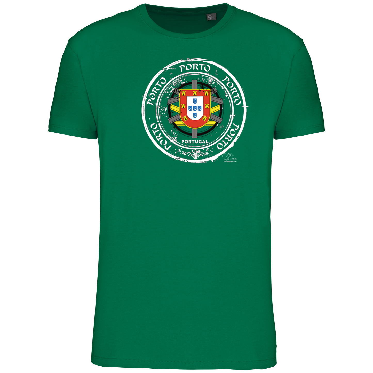 T-Shirt Algodão Biológico Selo Escudo Porto