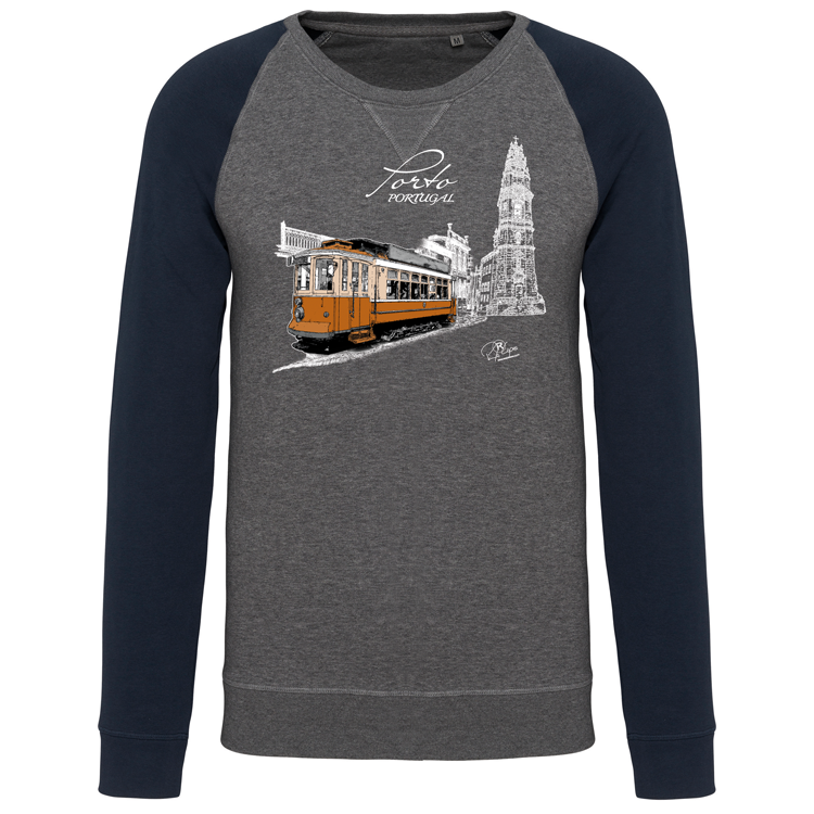 Sweatshirt Bicolor sem capuz Clérigos