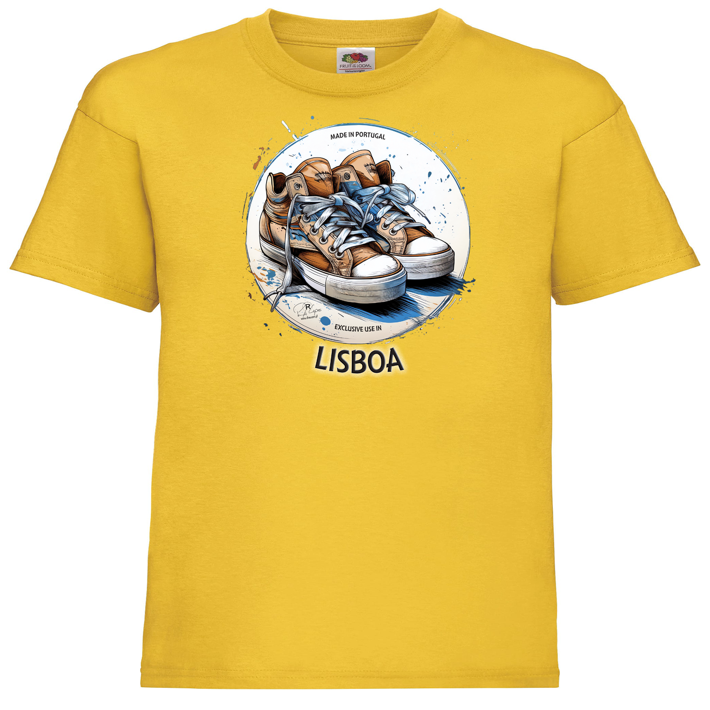 T-shirt Fruit of the Loom Kids Exclusive Lisboa