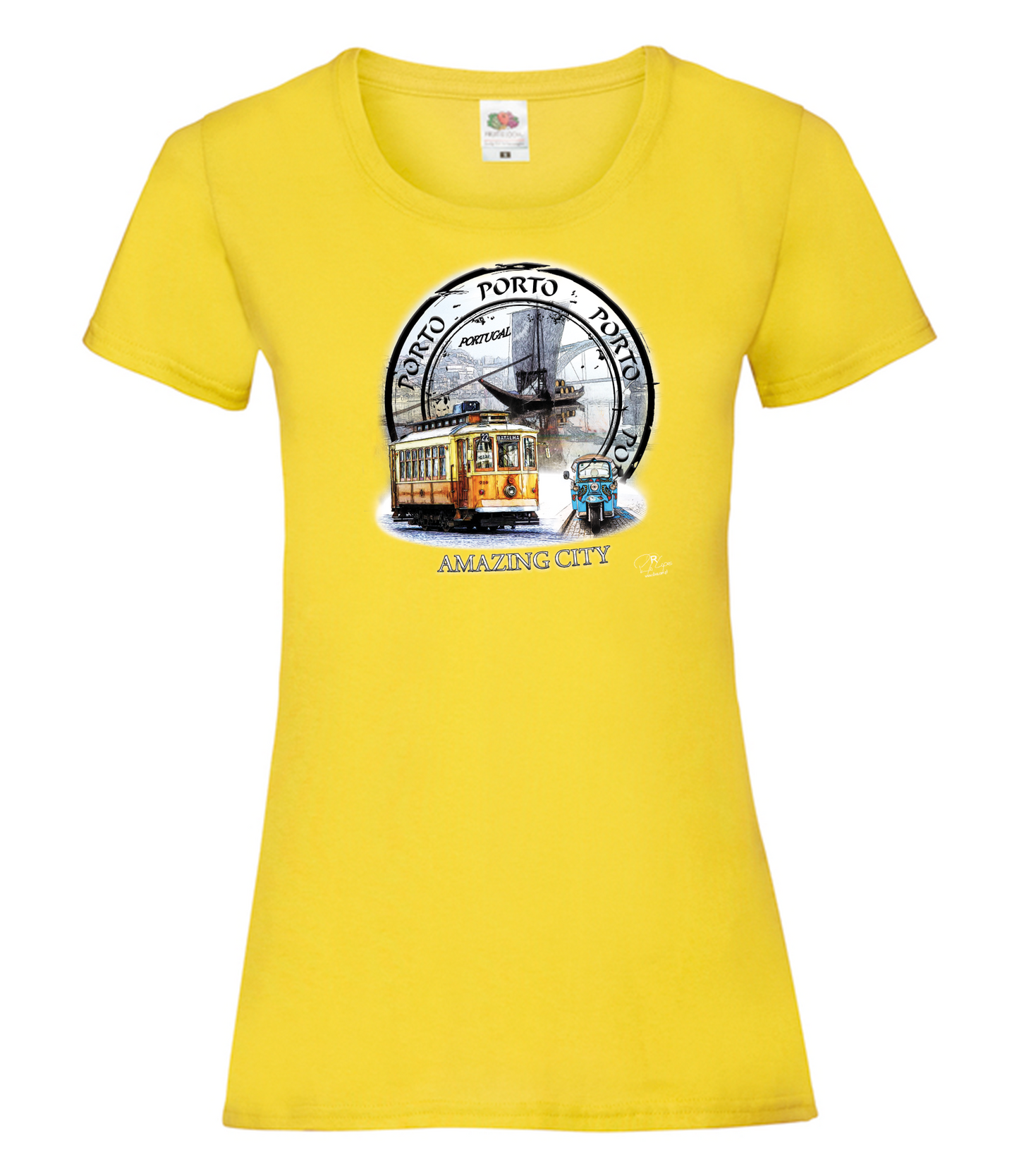 T-shirt Senhora Amazing City Porto
