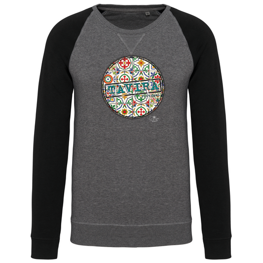 Sweatshirt Bicolor sem capuz Pin Tavira