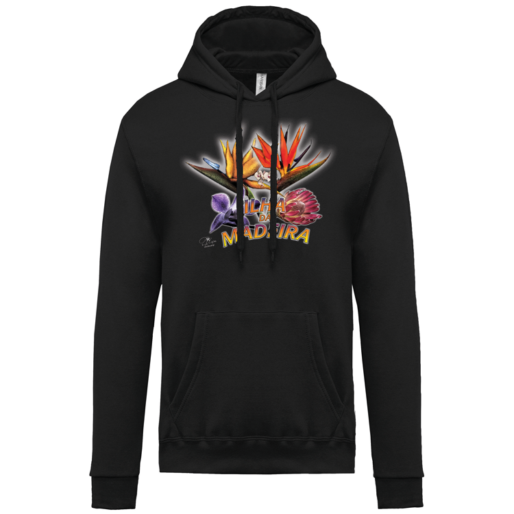 Sweatshirt Kariban com Capuz Estrelícias