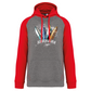 Sweatshirt Bicolor com capuz Surfboards Albufeira