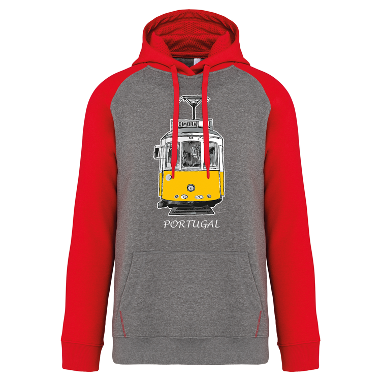 Sweatshirt Bicolor com capuz Grandalhão Coimbra