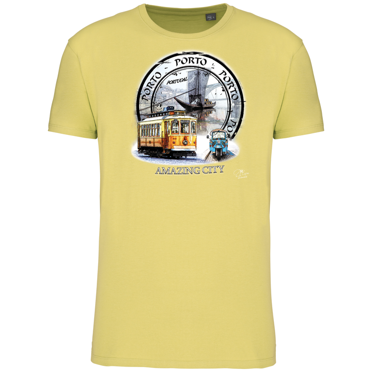 T-Shirt Algodão Biológico Amazing City Porto