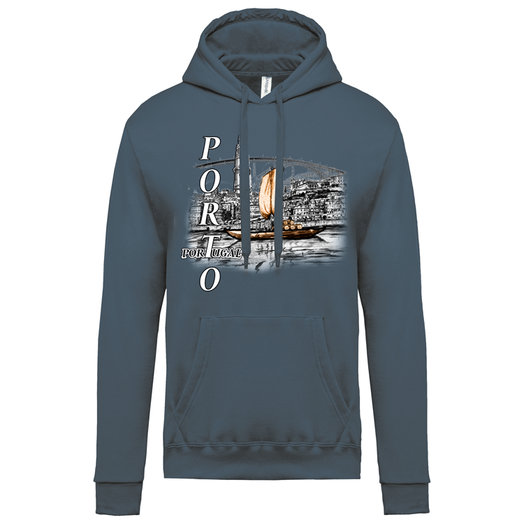 Sweatshirt Kariban com Capuz Ribeira
