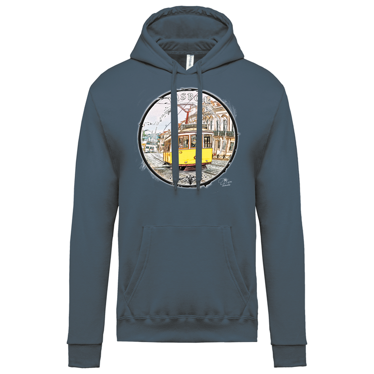 Sweatshirt Kariban com Capuz Calçada do Combro