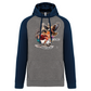 Sweatshirt Bicolor com capuz Glorioso