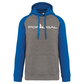 Sweatshirt Bicolor com capuz Vela
