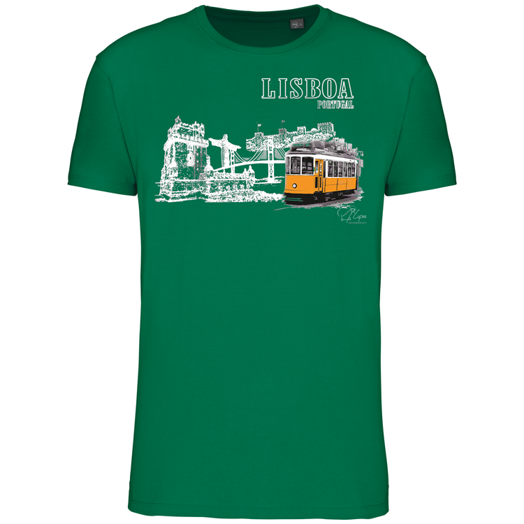 T-Shirt Algodão Biológico Monumentos Lisboa