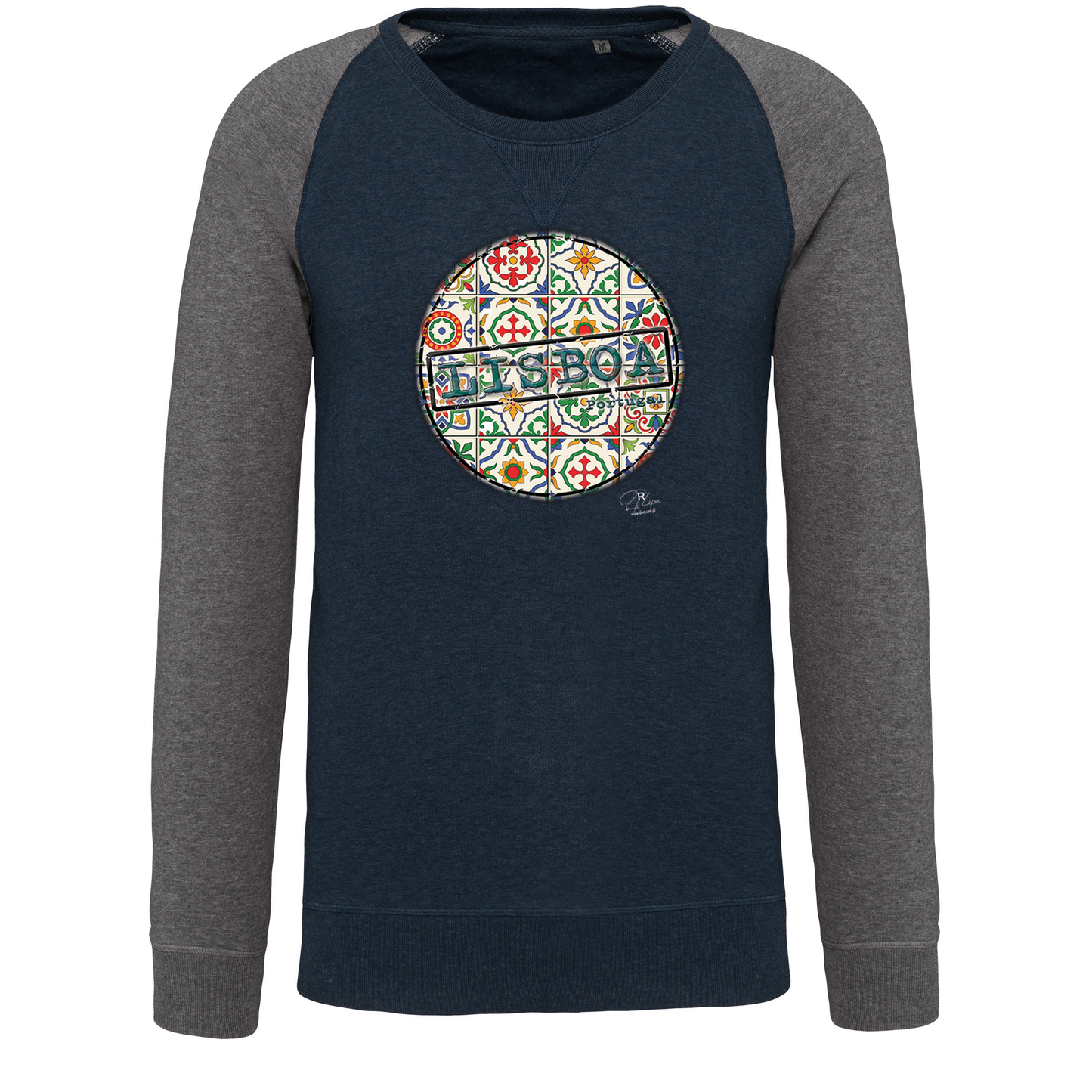 Sweatshirt Bicolor sem capuz Pin Lisboa