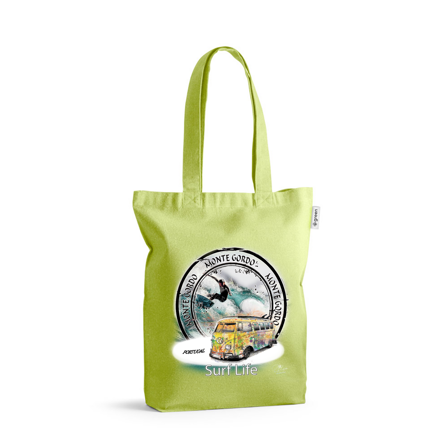 Sacos de Algodão Ecológico 220g Surf Life Monte Gordo