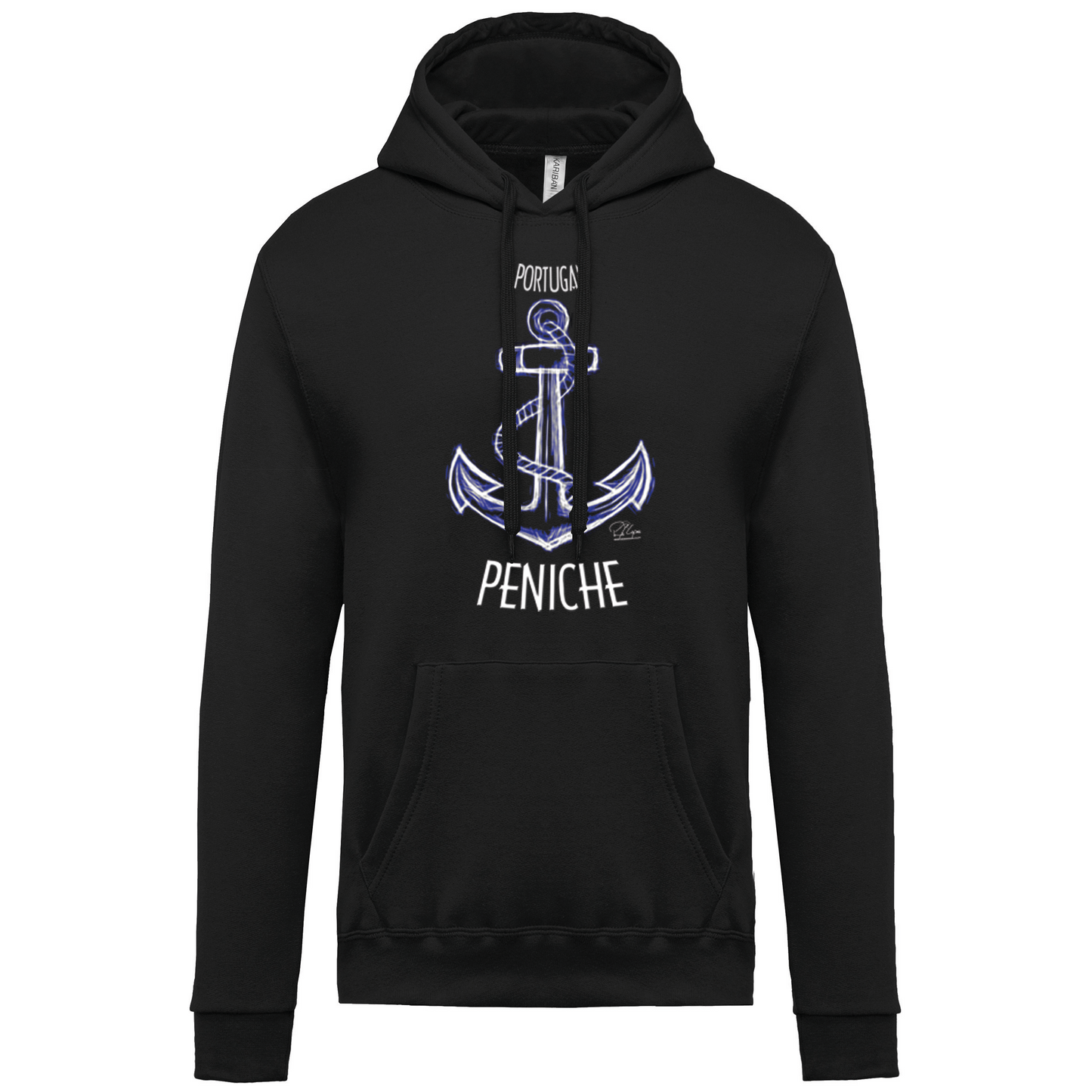 Sweatshirt Kariban com Capuz Âncora Peniche