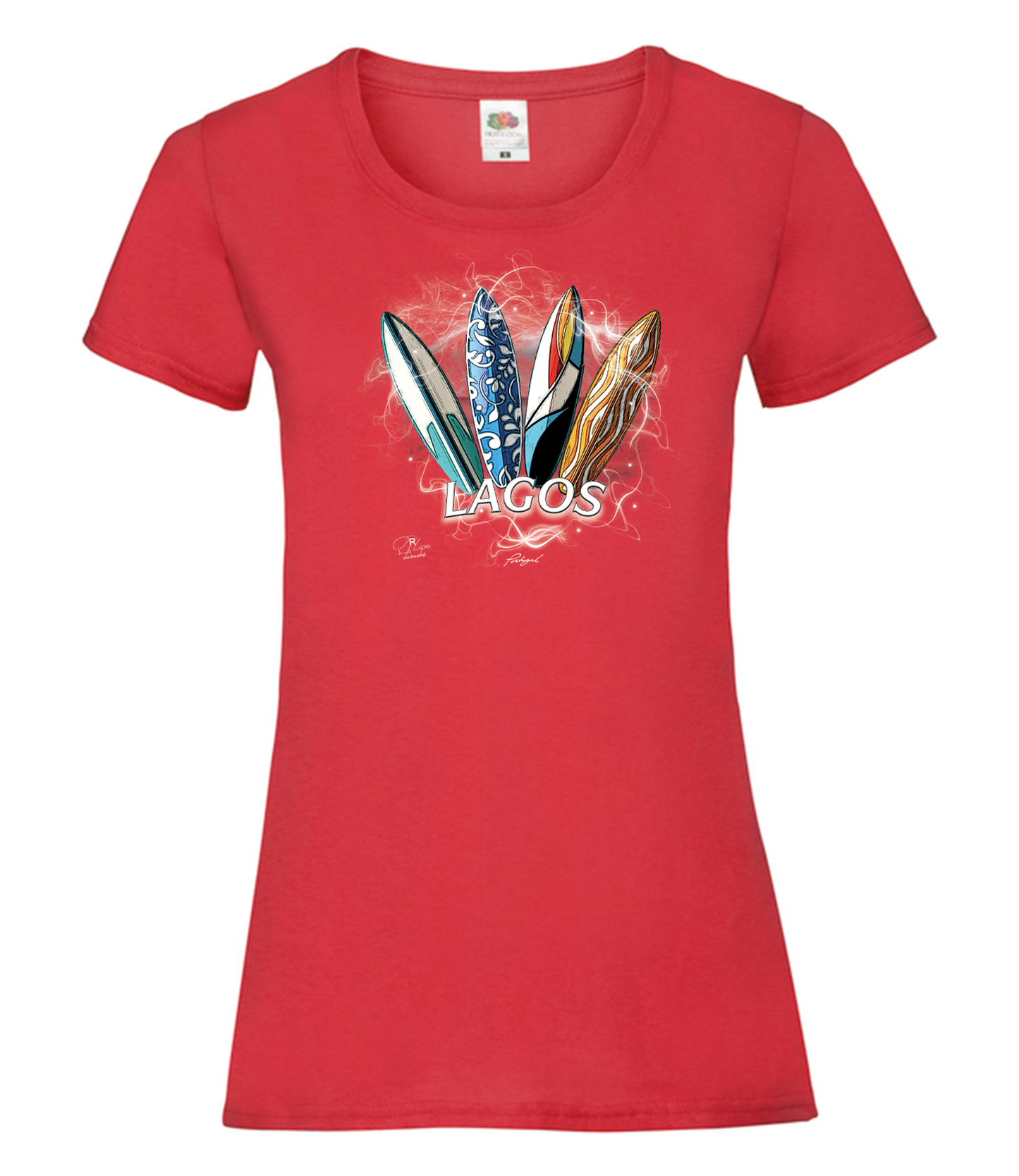 T-shirt Senhora Surfboards Lagos