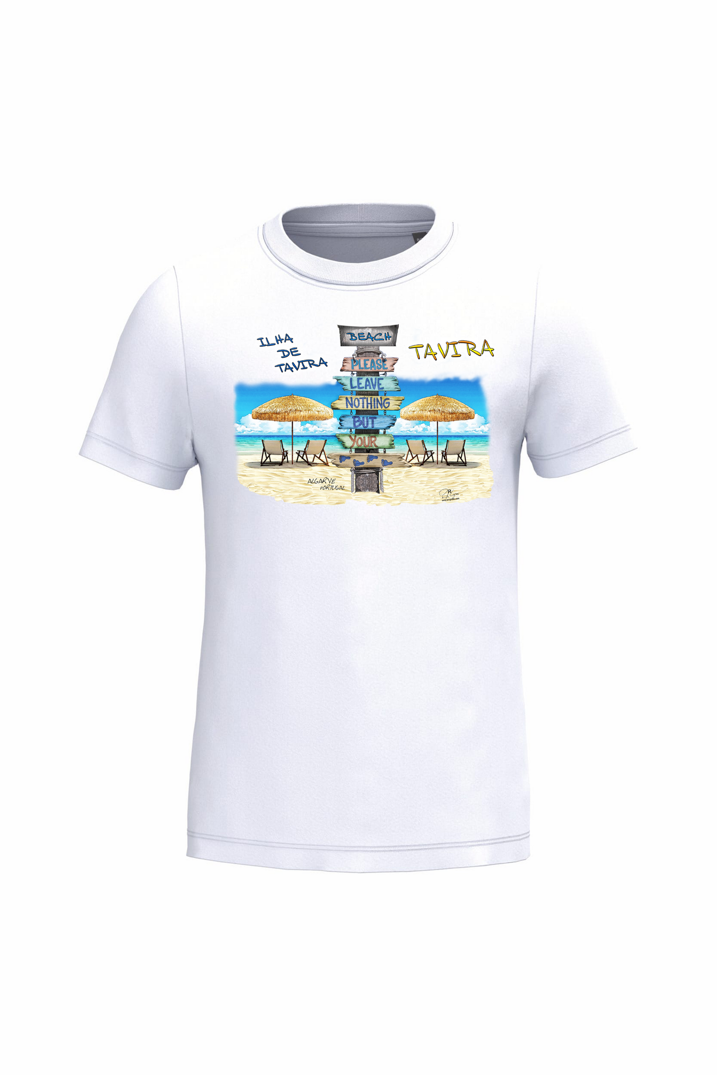 T-shirt de Criança Kariban Pégadas Tavira
