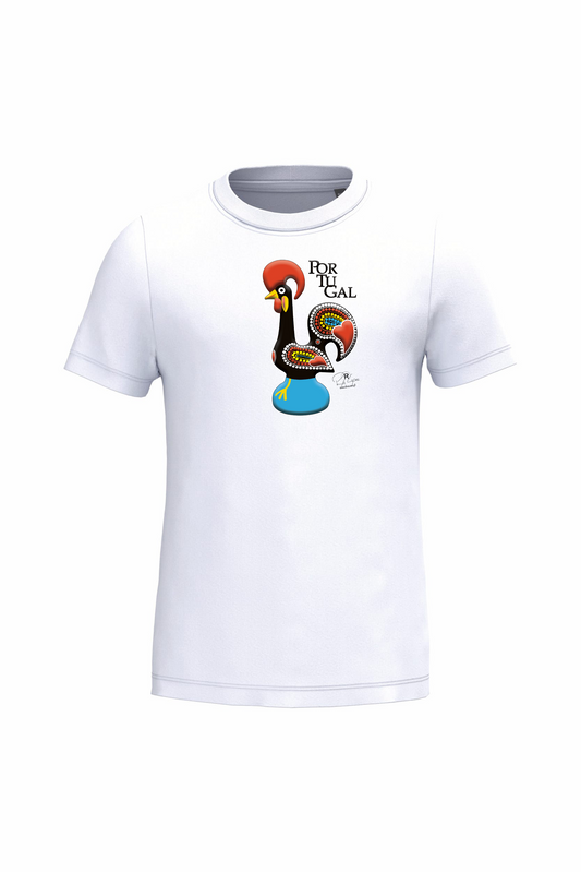 T-shirt de Criança Kariban Galo de Barcelos
