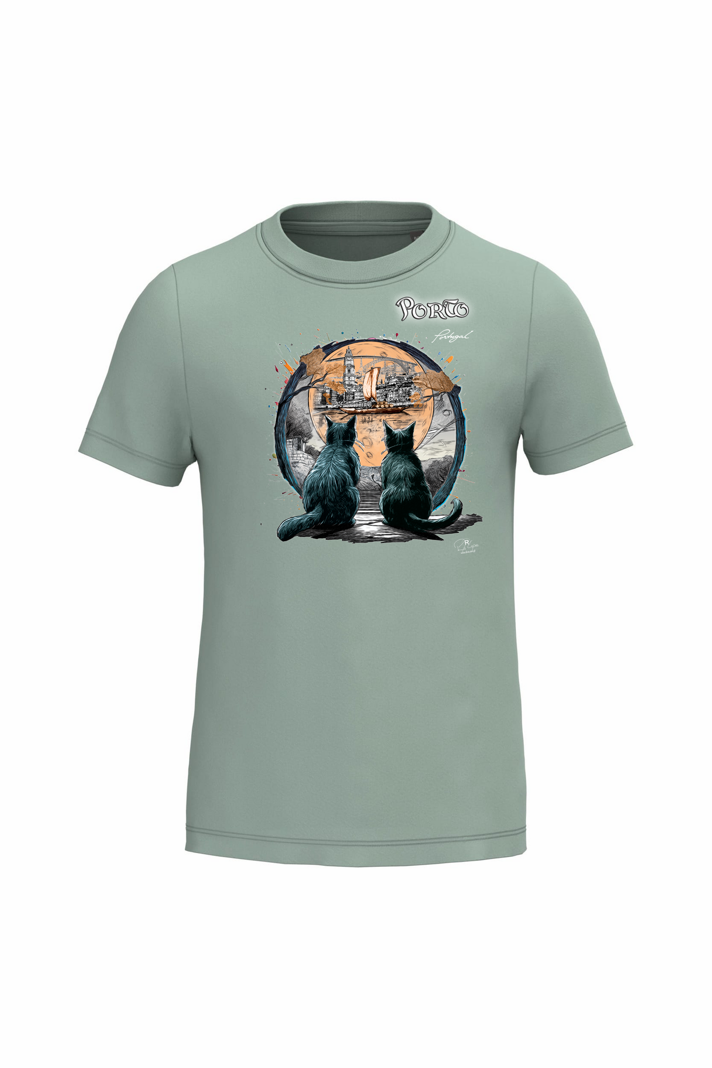 T-shirt de Criança Kariban Luar Porto
