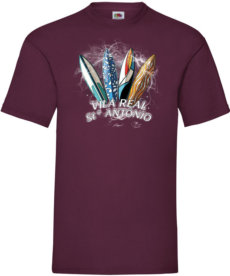 T-shirt Surfboards Vila Real Stº António