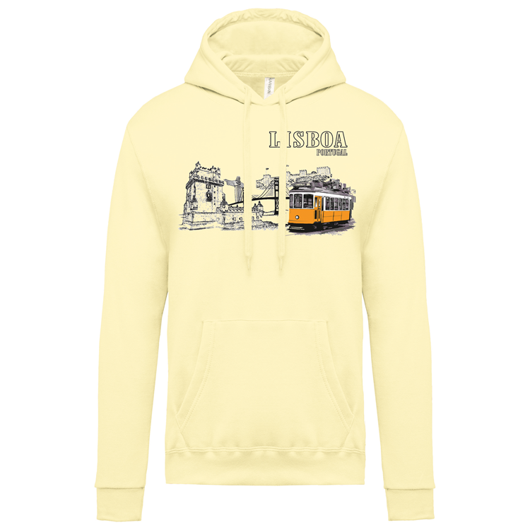 Sweatshirt Kariban com Capuz Monumentos Lx