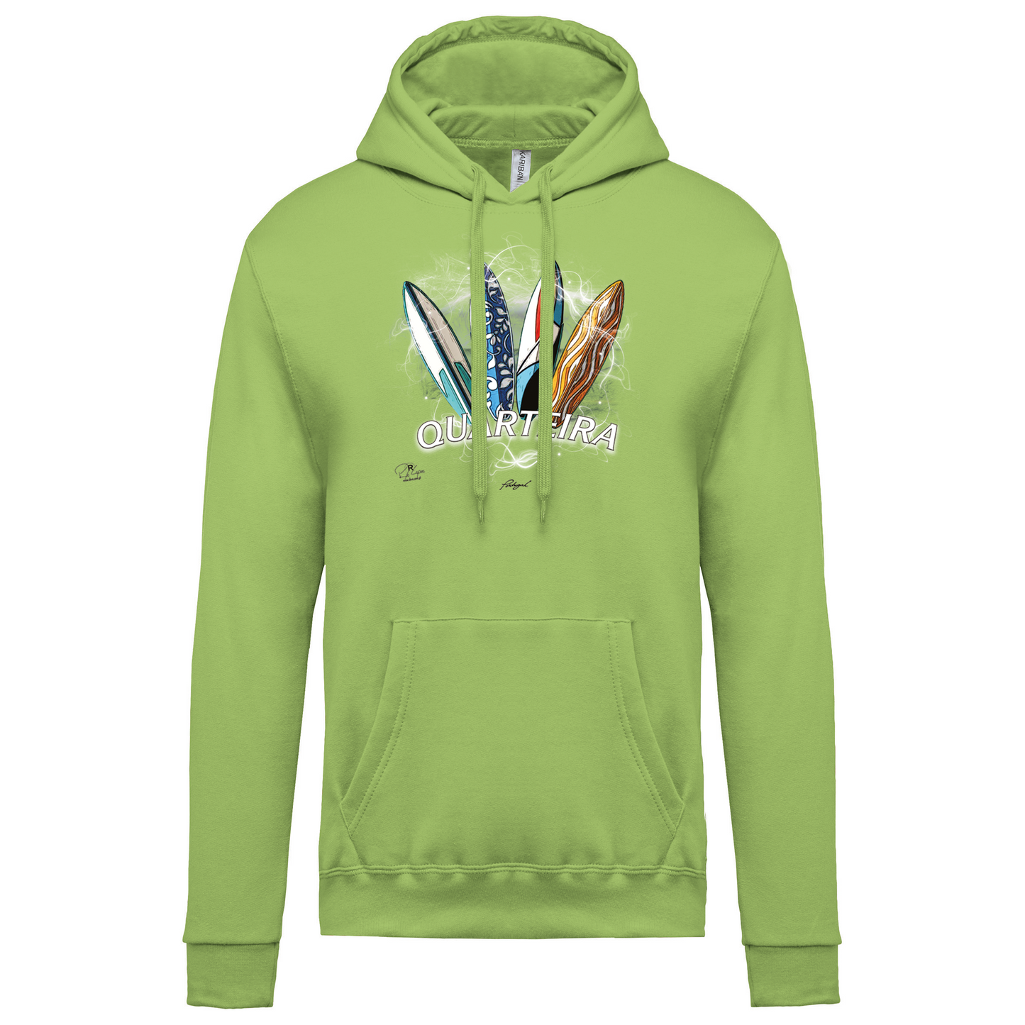 Sweatshirt Kariban com Capuz Surfboards Quarteira