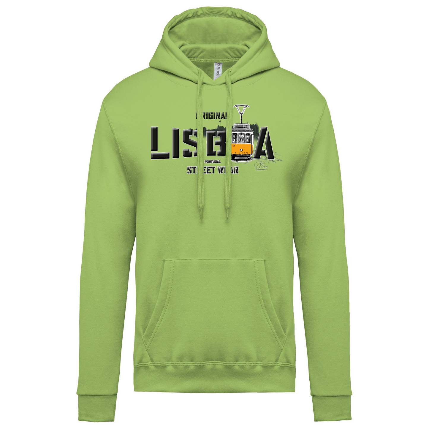 Sweatshirt Kariban com Capuz Original Lisboa
