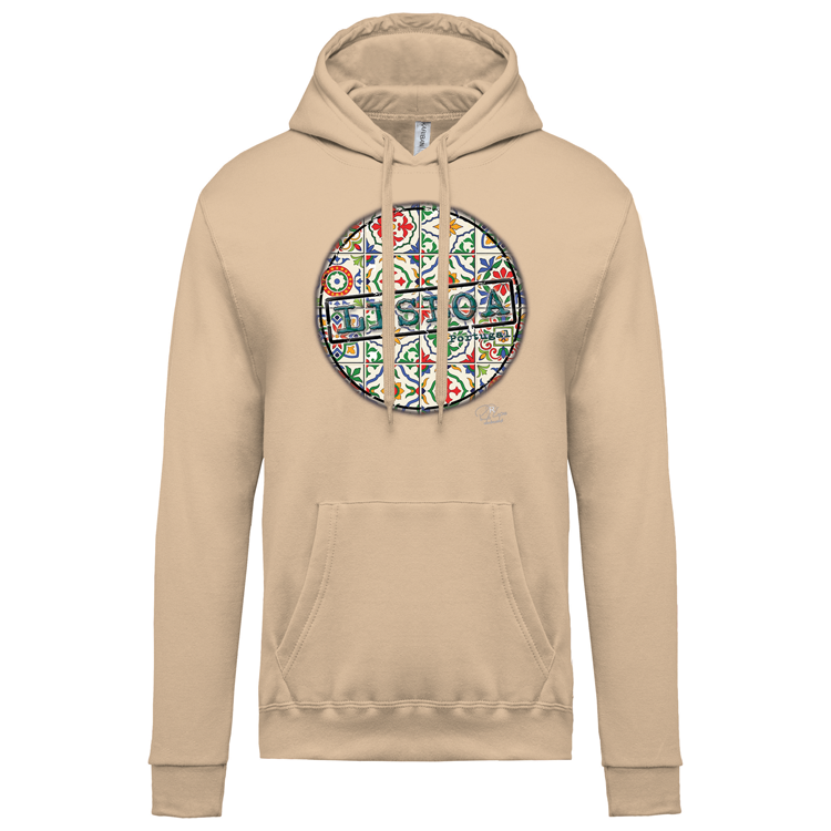 Sweatshirt Kariban com Capuz Pin Lisboa
