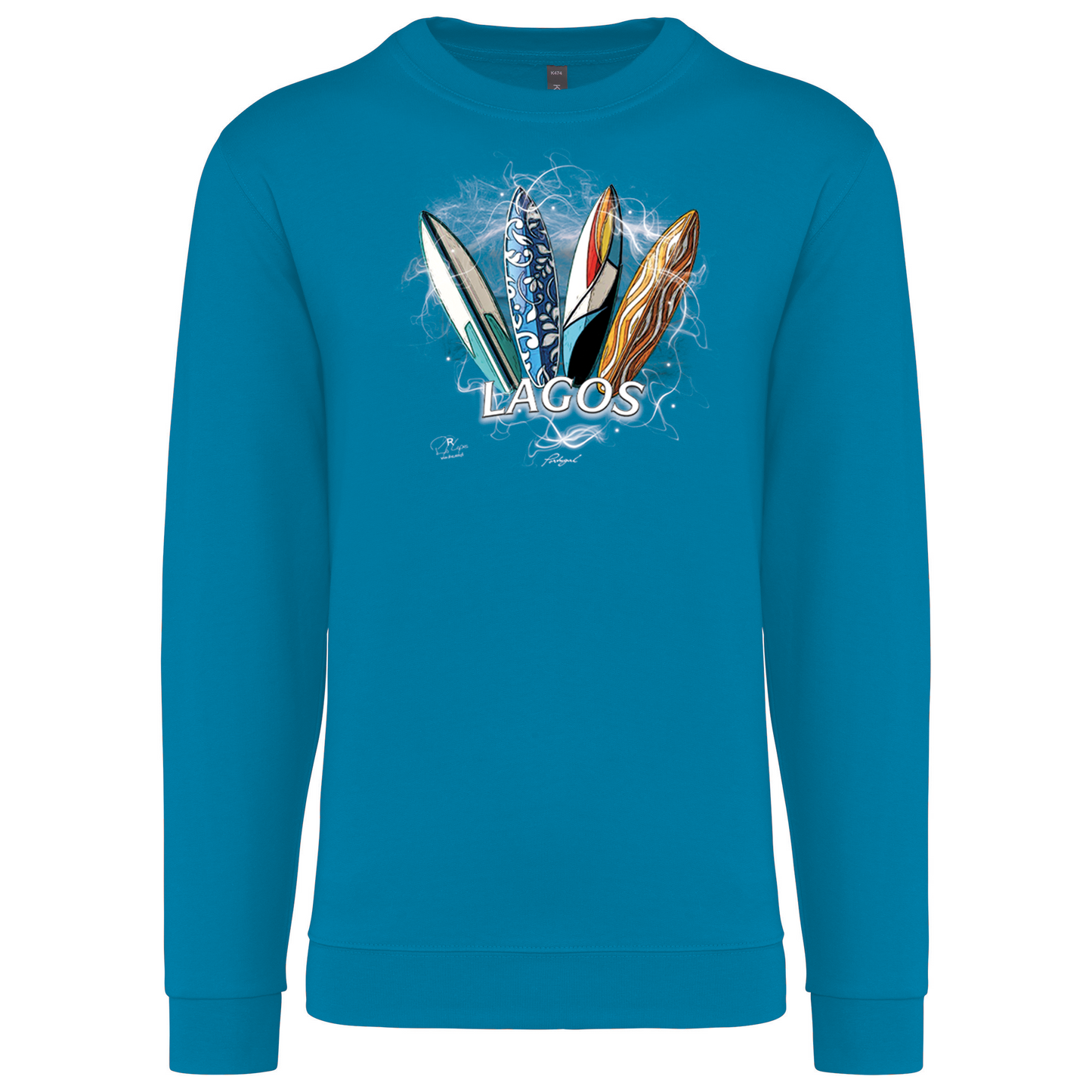 Sweatshirt Kariban sem Capuz Surfboards Lagos