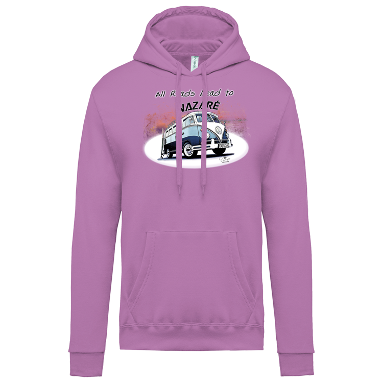 Sweatshirt Kariban com Capuz All Roads Lead to Nazaré