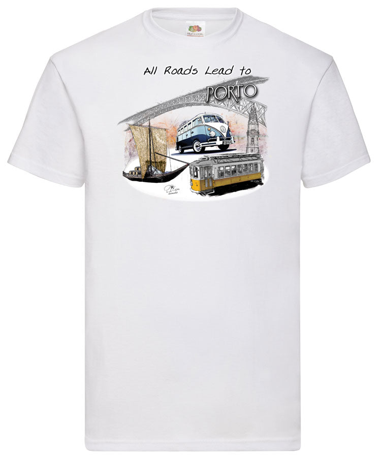 T-shirt All Roads Lead to Porto