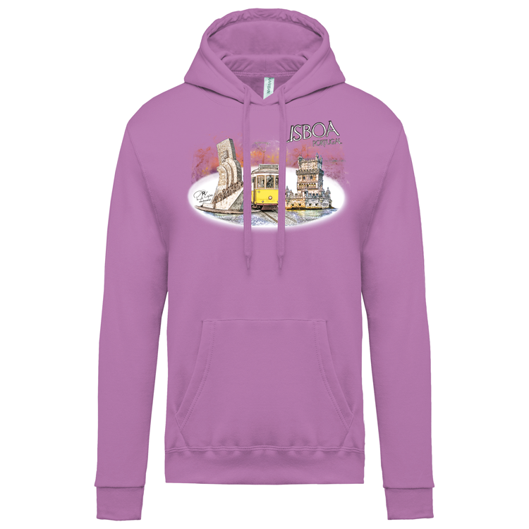 Sweatshirt Kariban com Capuz Monumentos Belém