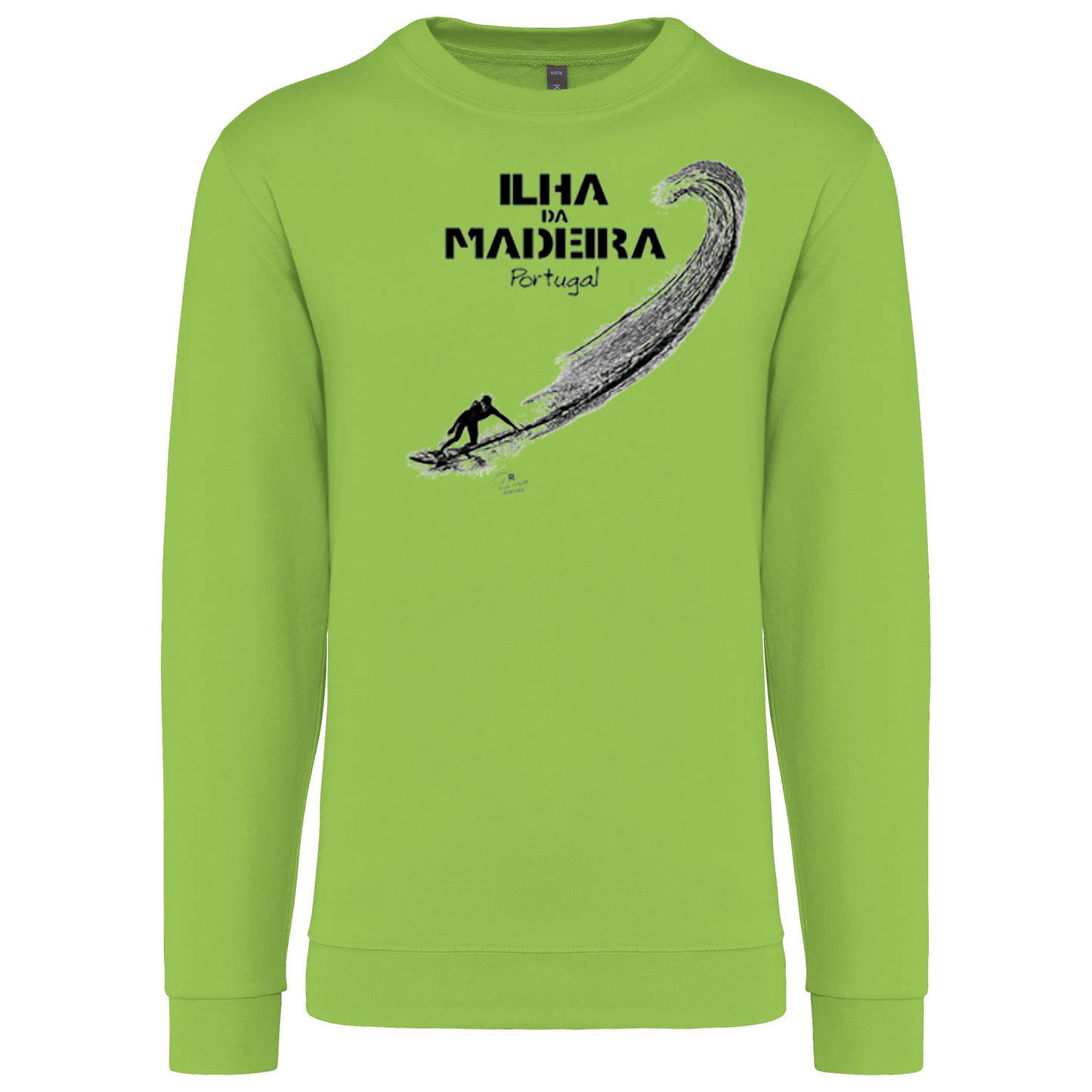 Sweatshirt Kariban sem Capuz Surf Ilha da Madeira