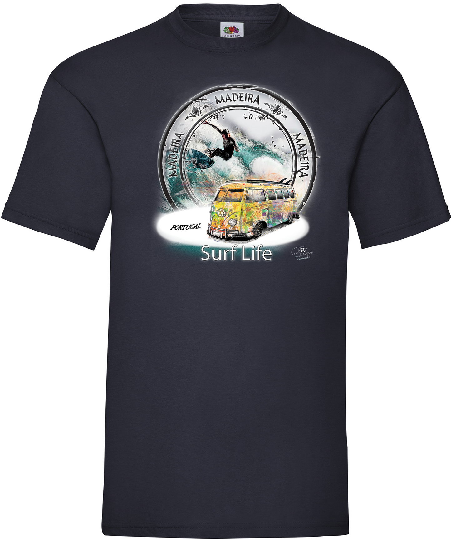 T-shirt Surf Life Madeira