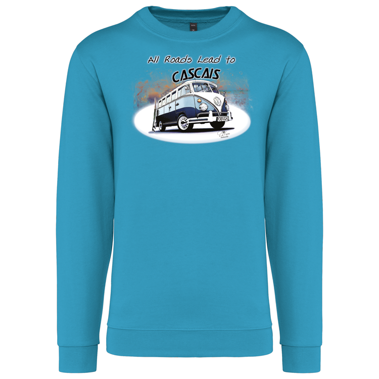 Sweatshirt Kariban sem Capuz All Roads Lead to Cascais