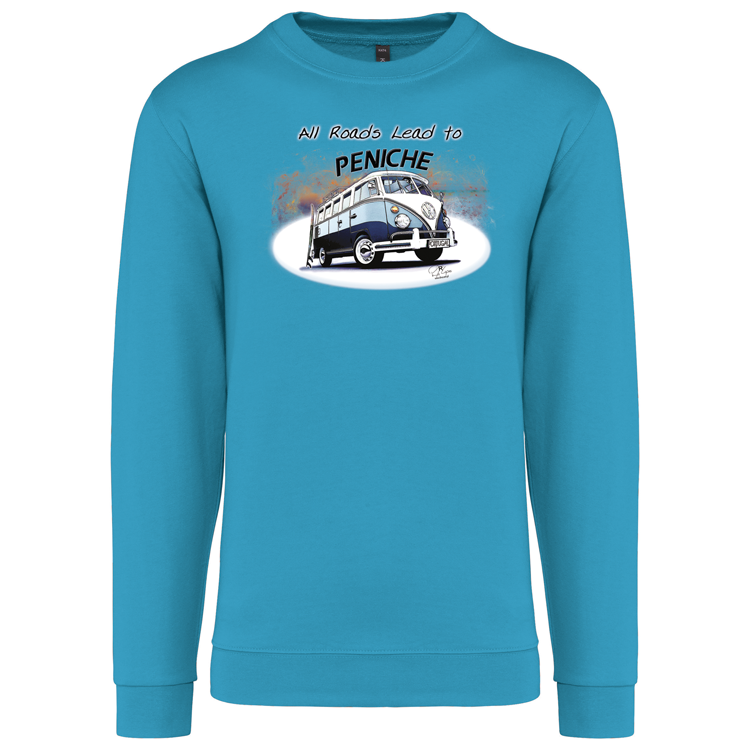 Sweatshirt Kariban sem Capuz All Roads Lead to Peniche
