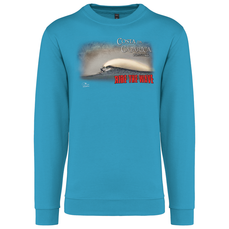 Sweatshirt Kariban sem Capuz Ride the Wave Costa da Caparica