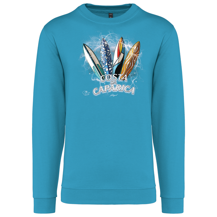 Sweatshirt Kariban sem Capuz Surfboards Costa da Caparica