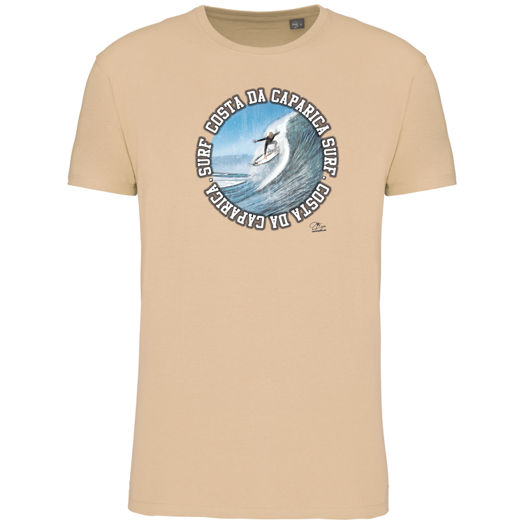 T-Shirt Algodão Biológico Monster Waves 2 Costa da Caparica