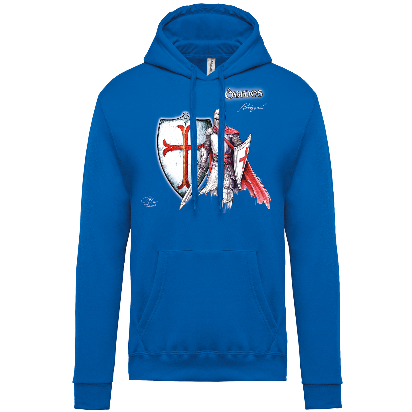 Sweatshirt Kariban com Capuz Templário Óbidos