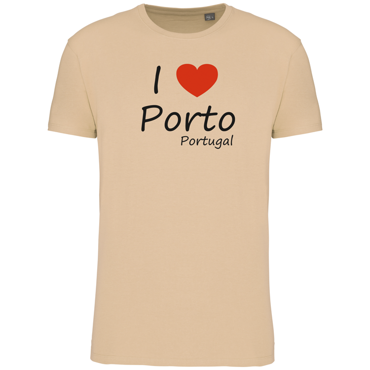 T-Shirt Algodão Biológico I Love Porto