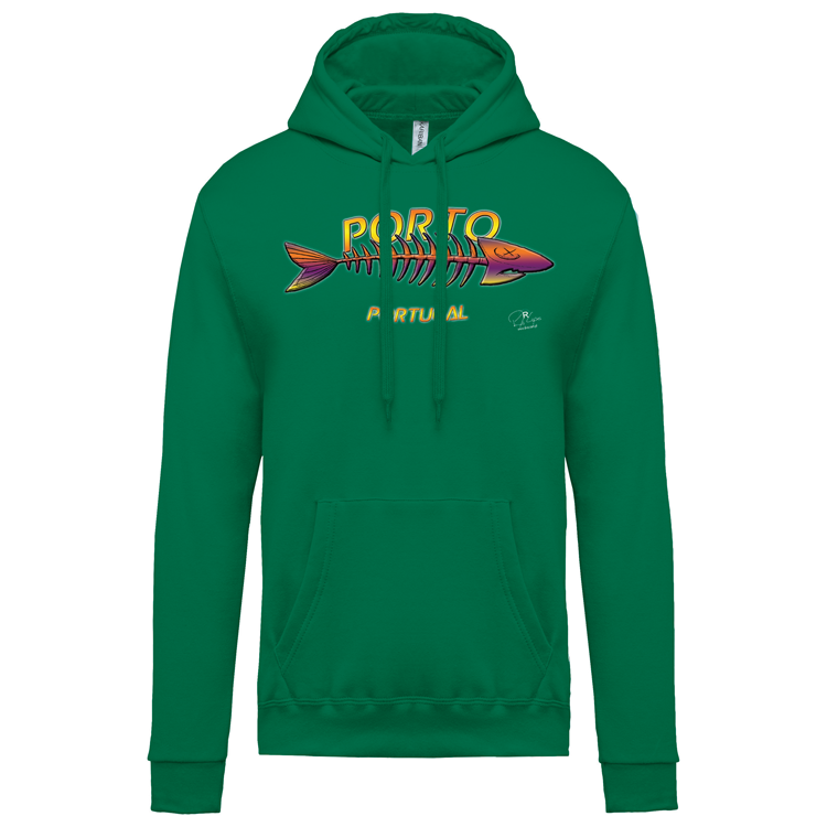 Sweatshirt Kariban com Capuz Espinha Porto