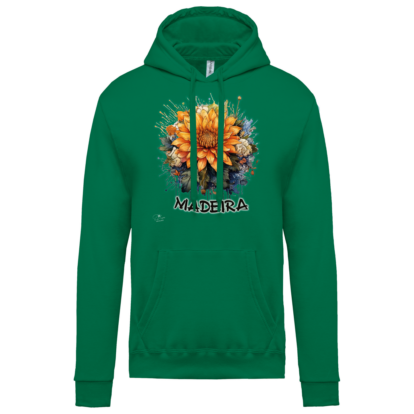 Sweatshirt Kariban com Capuz Arranjo Floral 1