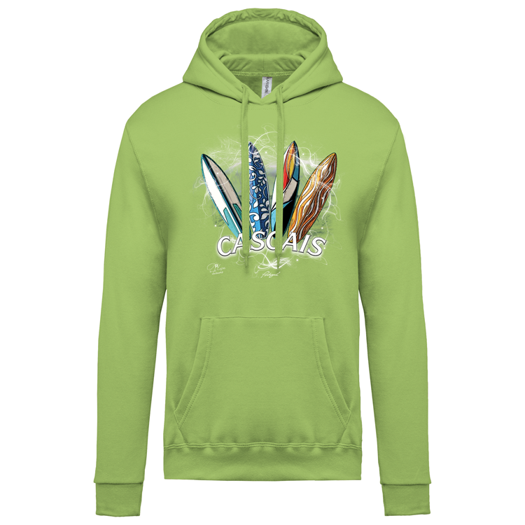 Sweatshirt Kariban com Capuz Surfboards Cascais