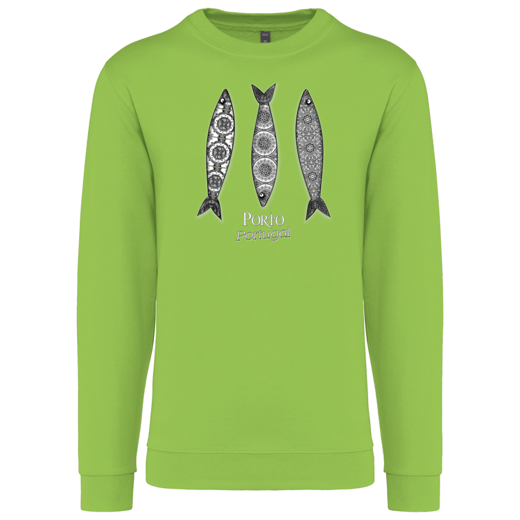 Sweatshirt Kariban sem Capuz 3 Sardinhas Porto