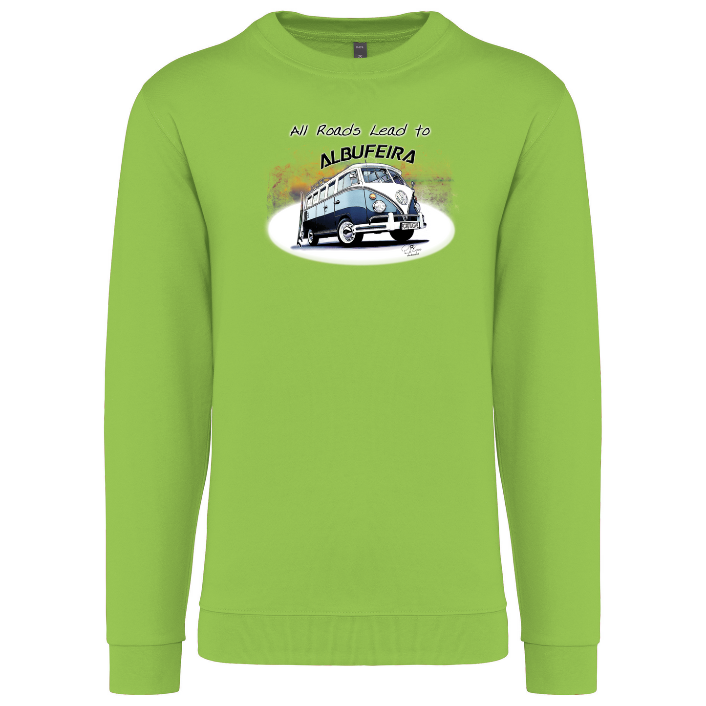 Sweatshirt Kariban sem Capuz All Roads Lead to Albufeira
