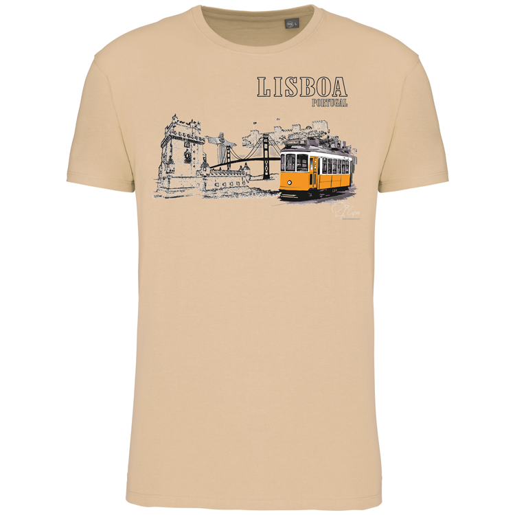 T-Shirt Algodão Biológico Monumentos Lisboa